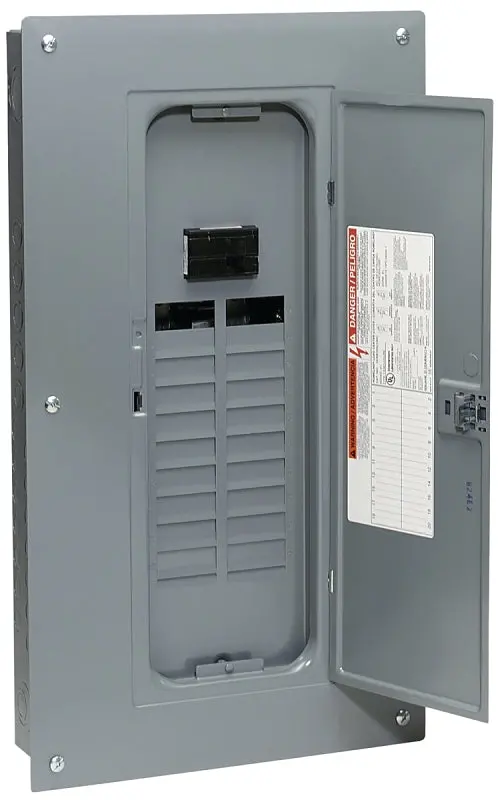 Square D Hom2040M100Pc 100-Amp Load Center – 20-Space, 40-Circuit, Plug-On Neutral, Nema 1 Enclosure 1