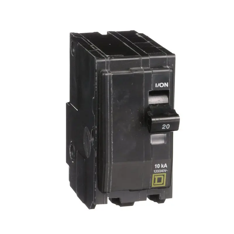Square D Qo220Cp Miniature Circuit Breaker – 20A, 2-Pole, 120/240V Ac, 48V Dc, Plug-In Mount 1