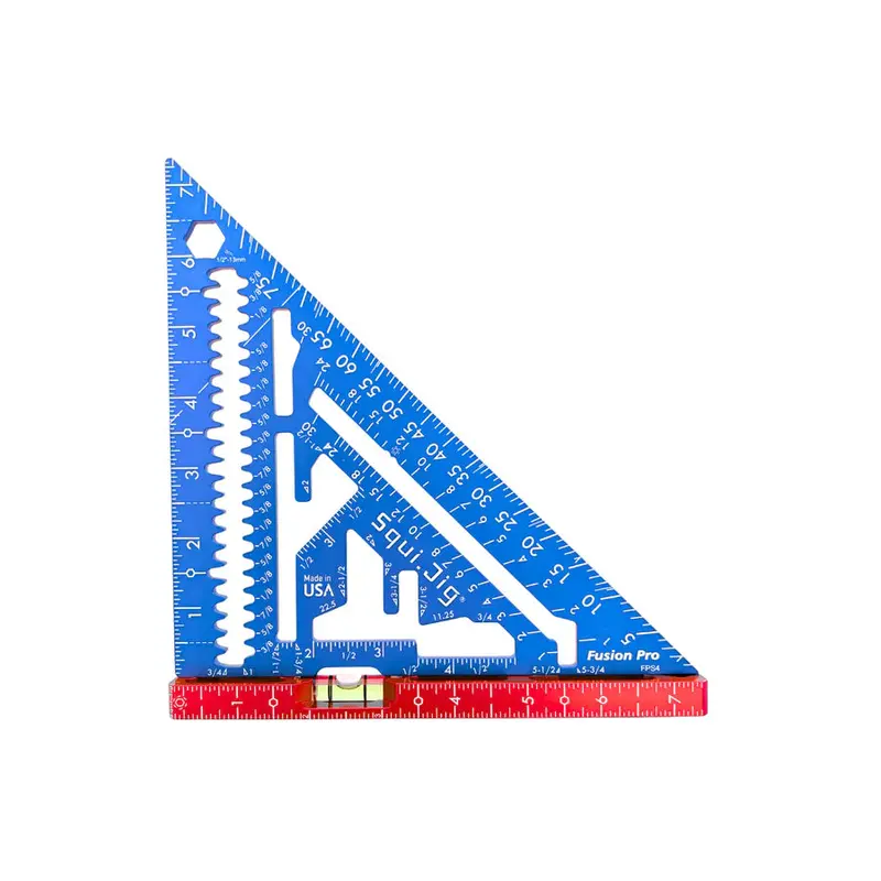 Squi.Jig Fusion Pro 7.5" Square Layout Tool – Red/White/Black 1