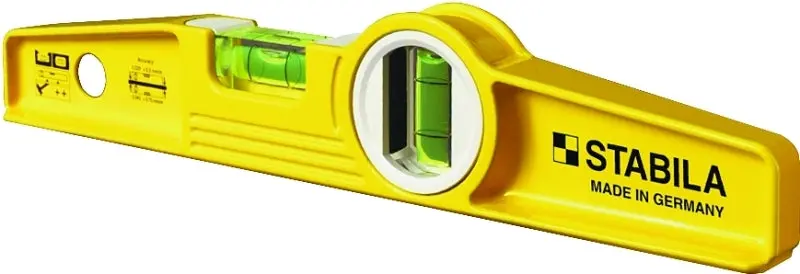 Stabila 25100 10-Inch Magnetic Torpedo Level – Dual-Vial Aluminum Body 1