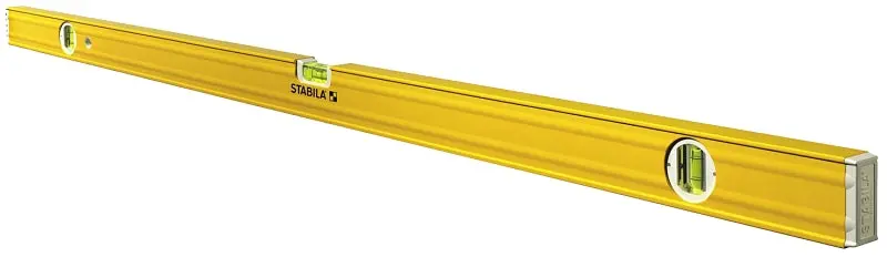 Stabila 29072 72-Inch Non-Magnetic As Aluminum Level With Triple Vials – Yellow 1