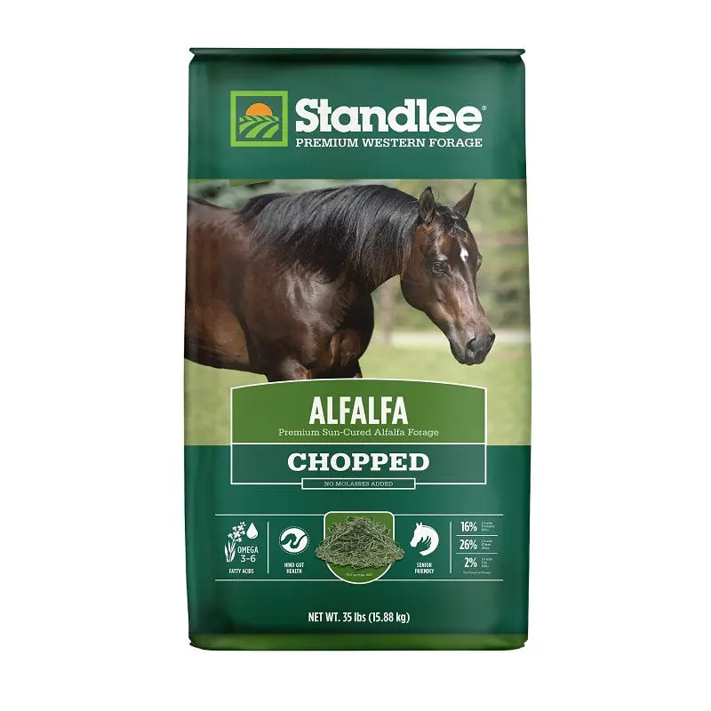 Standlee Senior Horse Supplement – Chopped Alfalfa Hay Formula, 35-Lb Bag For Mature Equines 1