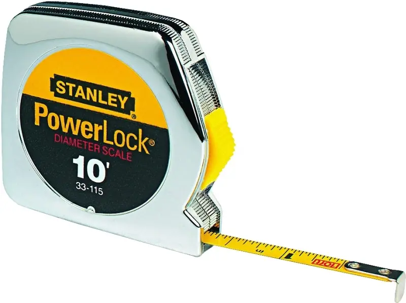 Stanley 10 Ft Pocket Tape Measure – 1/4 In Steel Blade, Compact Chrome Abs Housing 1