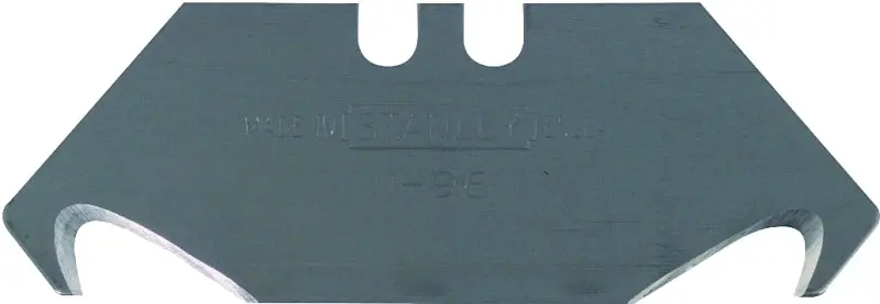 Stanley 100-Pack Hook Blades – 2-1/16 In Carbon Steel, Two-Point Cutting Edge 1
