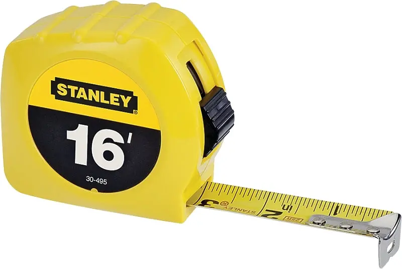 Stanley 16 Ft Heavy-Duty Tape Measure – 3/4 In Steel Blade, 7 Ft Standout, Yellow Abs Case 1