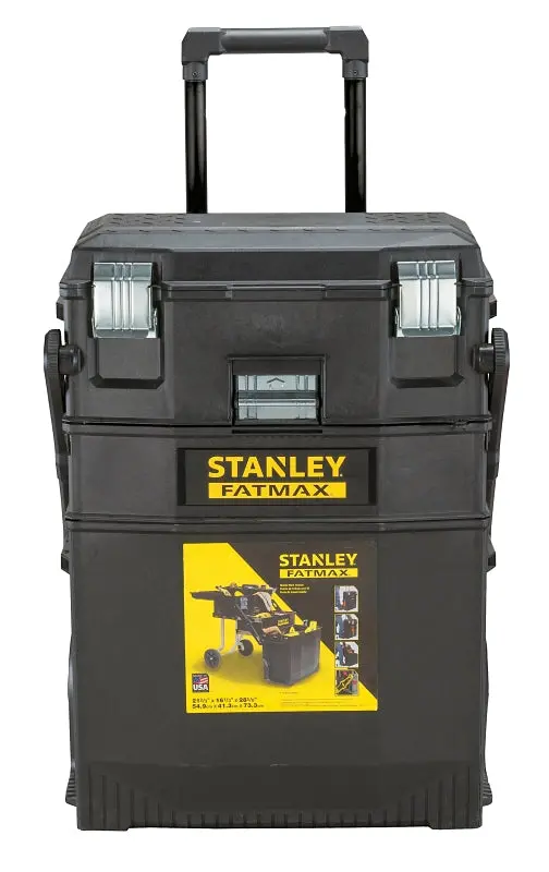 Stanley 4-In-1 Mobile Work Station – Structural Foam Build, 9 X 22 X 29 In, 5 Cu-In Storage 1