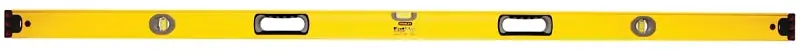Stanley 43-572 72-Inch Aluminum Box Beam Level – Triple Vial, Hang Holes, Non-Magnetic 1