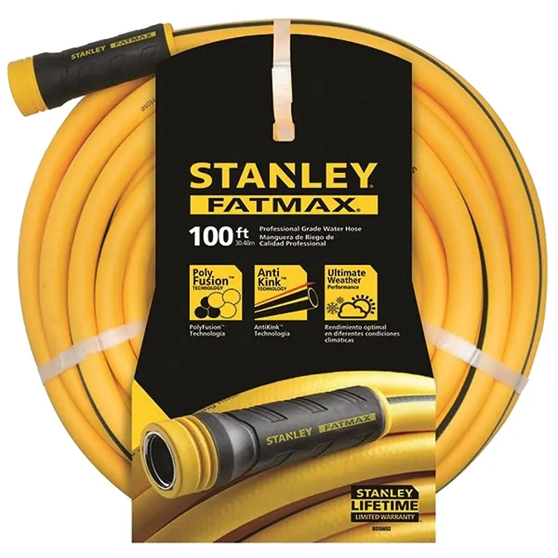 Stanley Bds6652 Premium Garden Hose – 100-Foot Yellow Polyurethane/Pvc Hybrid With Kink Resistance 1