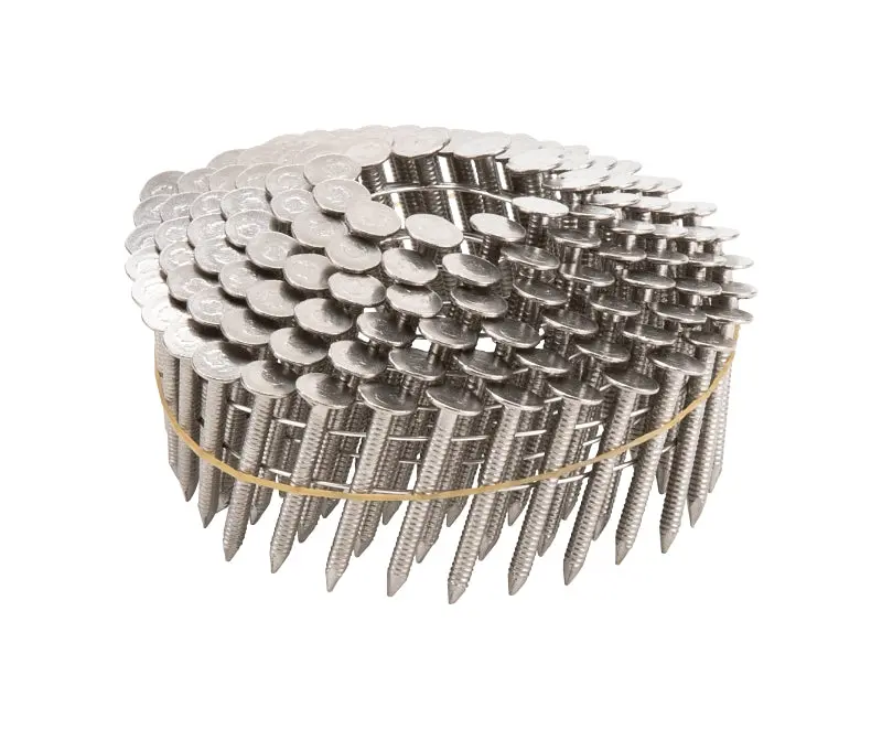 Stinger 0611074S Stainless Steel Roofing Nail – 1-1/4", Ring Shank, Flat Head, Corrosion-Resistant 1