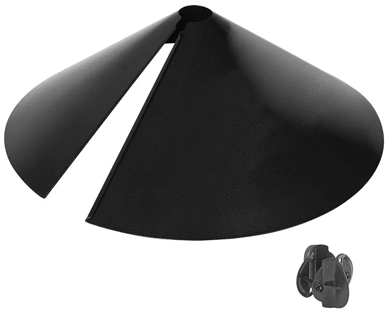 Stokes Select 38023 Wrap-Around Squirrel Baffle – Powder-Coated Steel, Dark Green Finish 1
