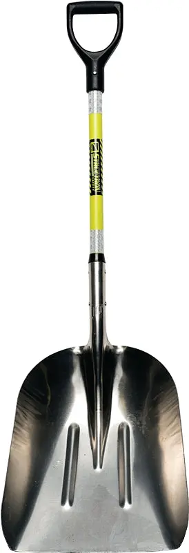Structron Aluminum Grain Scoop With Fiberglass D-Handle – 15.25" Wide Blade, 19" Long 1