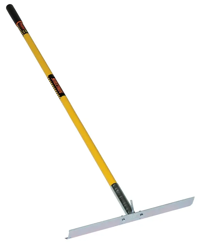 Structron S600 Concrete Placer Tool – 61" Fiberglass Handle With Hook & 3-1/4" L Tine (Power Series 73310) 1