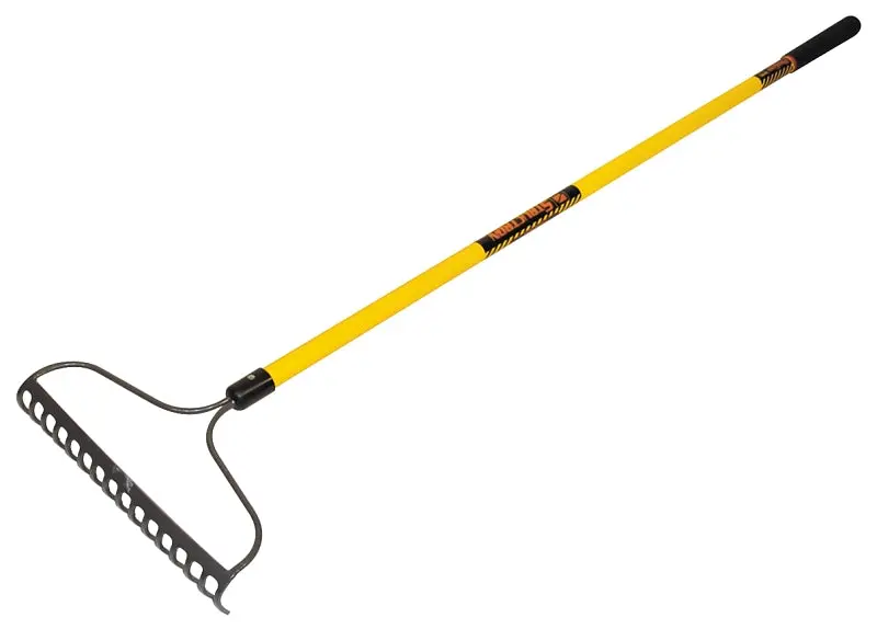 Structron Superduty Bow Rake – 16-Inch Steel Head, 3-Inch Length, 16-Tine Steel Construction 1