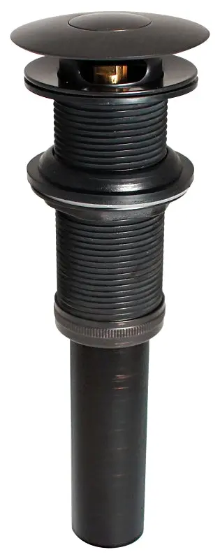 Stylewise Bronze Push-Button Sink Drain Assembly – 1-1/4" Standard Connection 1