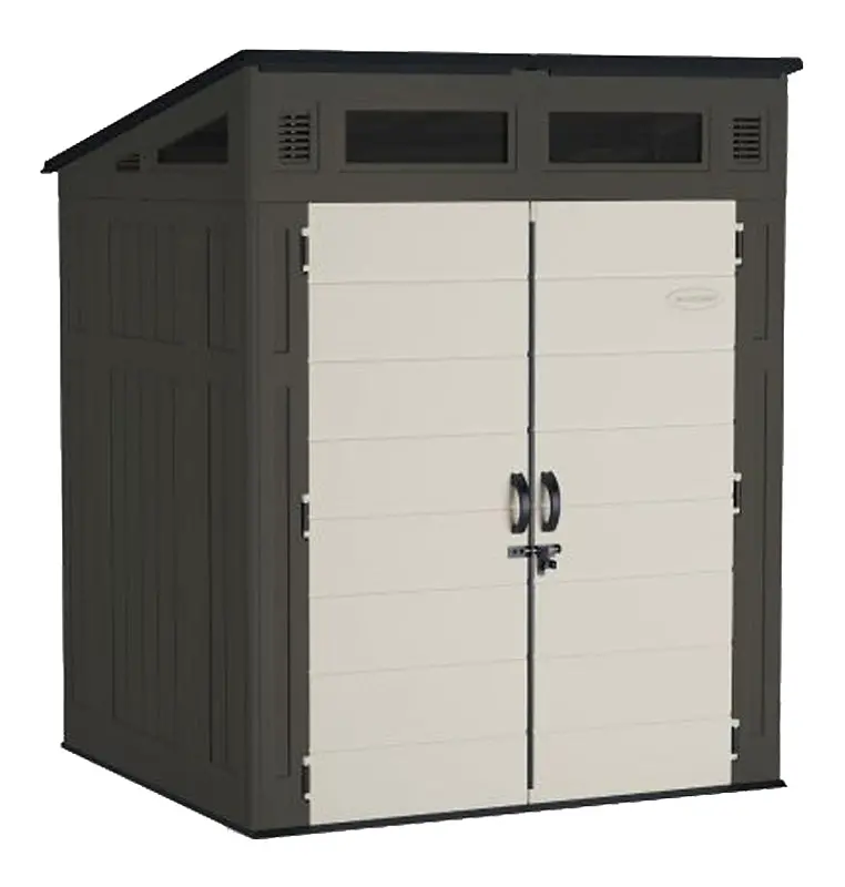 Suncast Bms6580 Modernist Storage Shed – 200 Cu Ft, 6'2.5" W X 5'8.25" D X 7'5.75" H 1