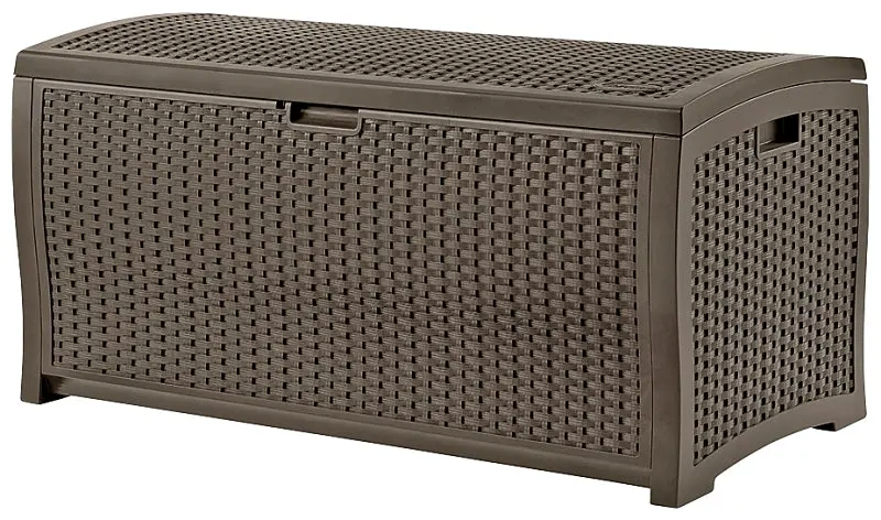 Suncast Dbw9200 Resin Deck Box – 50-Inch Width, Weather-Resistant Storage 1