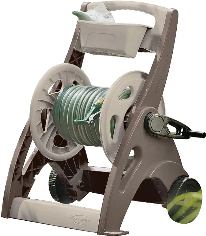 Suncast Sfb200B Resin Hose Reel Cart – Crank-Operated, Holds 225 Feet Of 5/8-Inch Hose 1
