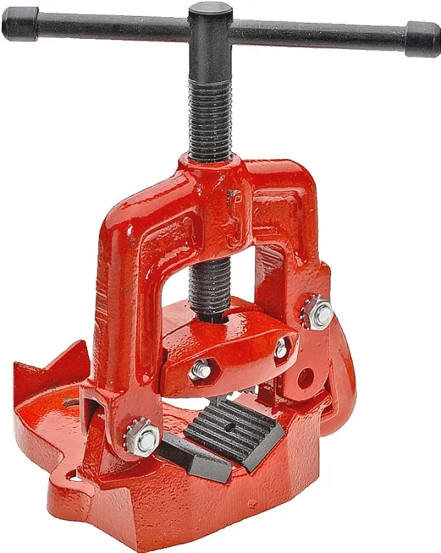 Superior Tool 02816 Heavy-Duty Pipe Vise – Cast-Alloy Steel Frame, Adjustable Jaw For Secure Grip 1
