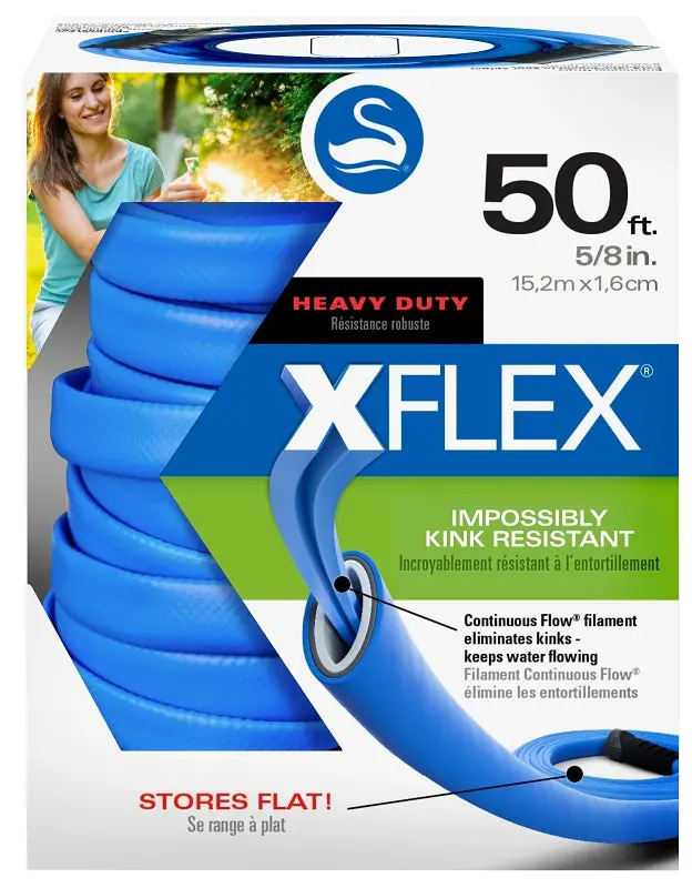 Swan Csnxf58050 Heavy-Duty Garden Hose – 5/8 In Diameter, 50 Ft Length, Reinforced Rubber Construction 1