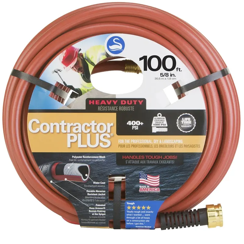 Swan Sncg58100 Vinyl Garden Hose – 100-Foot Length, Kink-Resistant Construction 1
