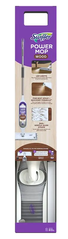 Swiffer 72554 Wood Floor Mop Starter Kit – Disposable Pad System Designed For Hardwood Surfaces 1