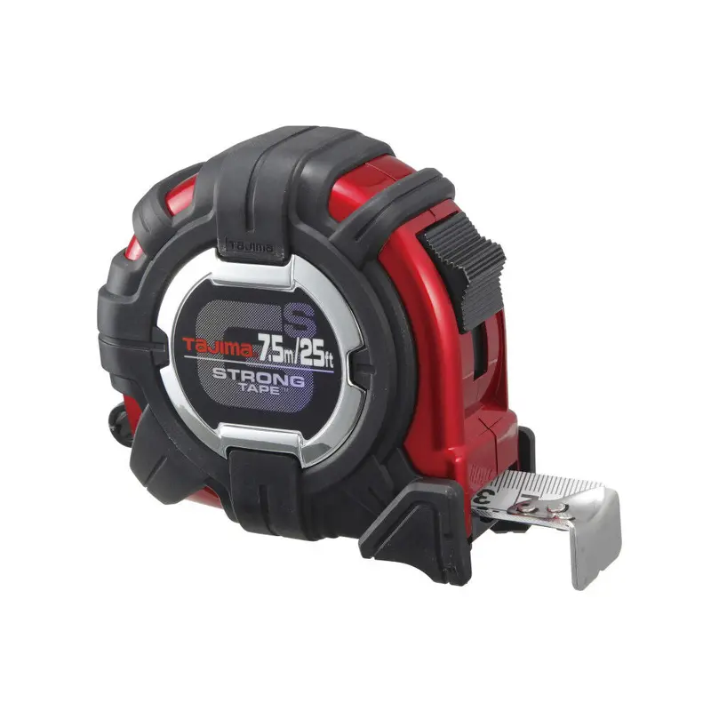 Tajima Gs-C25Bw Gs Lock 25-Foot X 1-Inch Tape Measure With Secure Clip 1