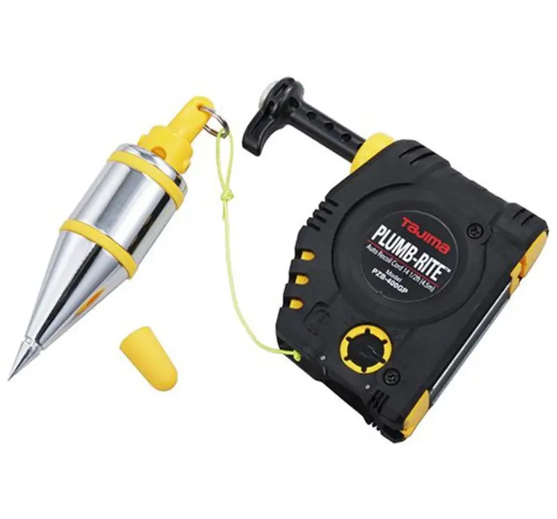 Tajima Pzb-400Gp Plumb-Rite Compact Light-Duty Plumb Bob Setter – 14 Oz Black Finish 1