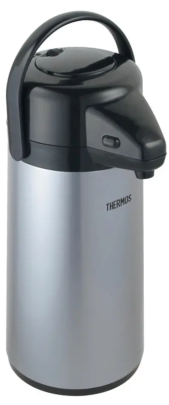 Thermos Pp1920Tri2 Stainless Steel Pump Pot – 2-Quart Capacity, Leak-Resistant, Commercial-Grade 1