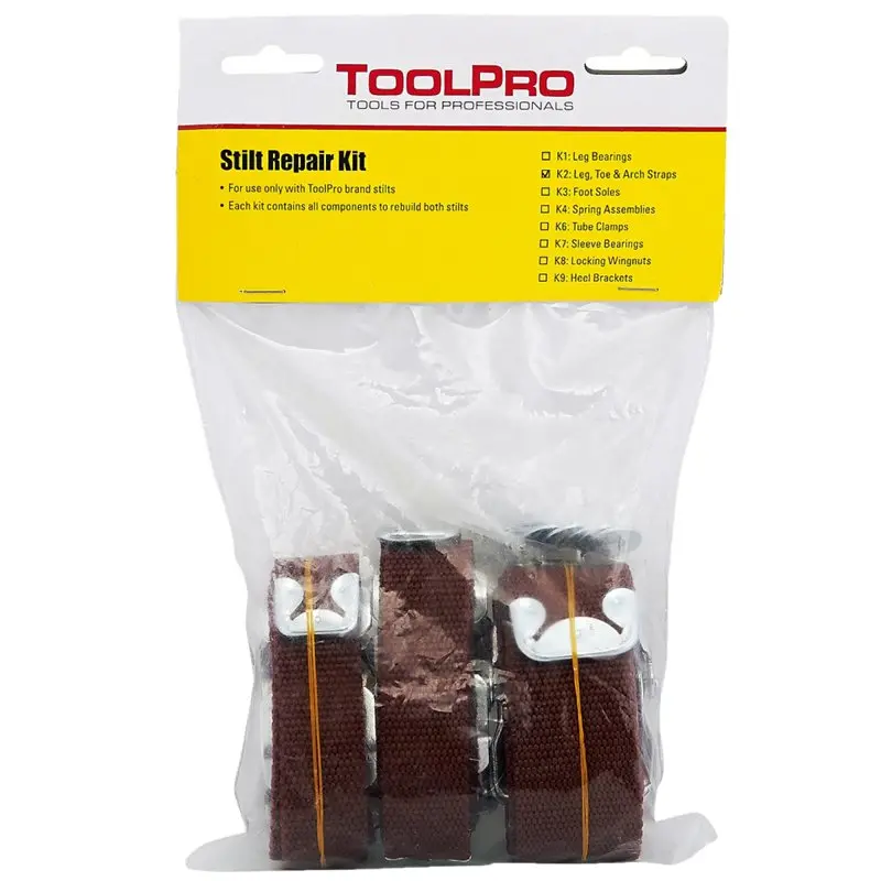 Toolpro Tp02452 Stilt Strap Replacement Kit For Toolpro Adjustable Work Stilts 1