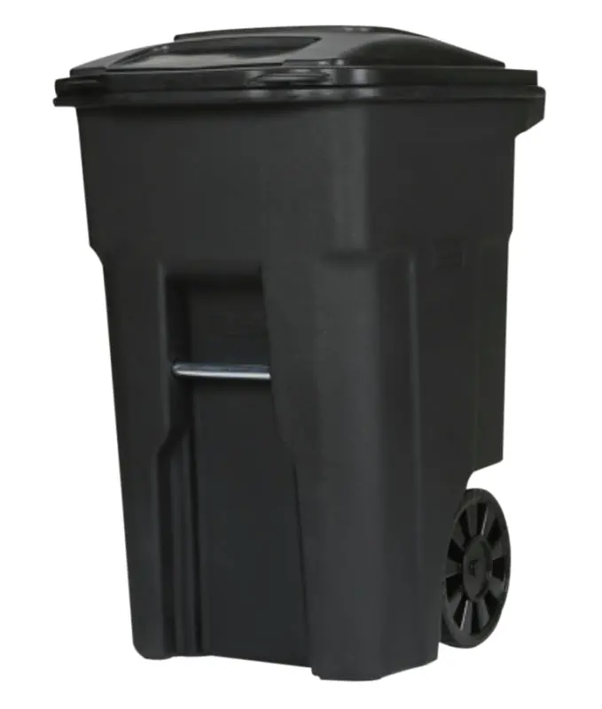 Toter 79248-R2200 48-Gallon Heavy-Duty Trash Can – Uv-Resistant Polyethylene, Secure Lid Design 1