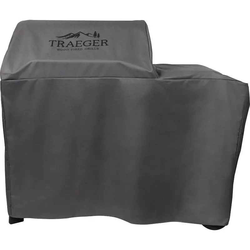 Traeger Bac759 Heavy-Duty Grill Cover – Full-Length Protection For Pellet Grills, Gray Polyester (23" W × 55" D × 46" H) 1