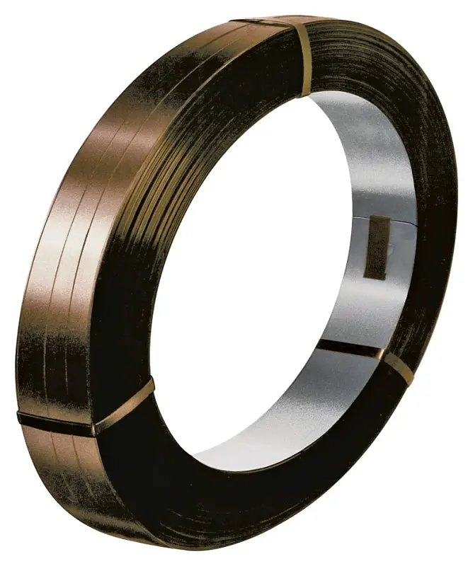 Transtech Signode St-Ssm85207 Steel Strapping Coil – 3/4 In Wide, 0.023 In Thick, 1710 Ft Brown Roll 1