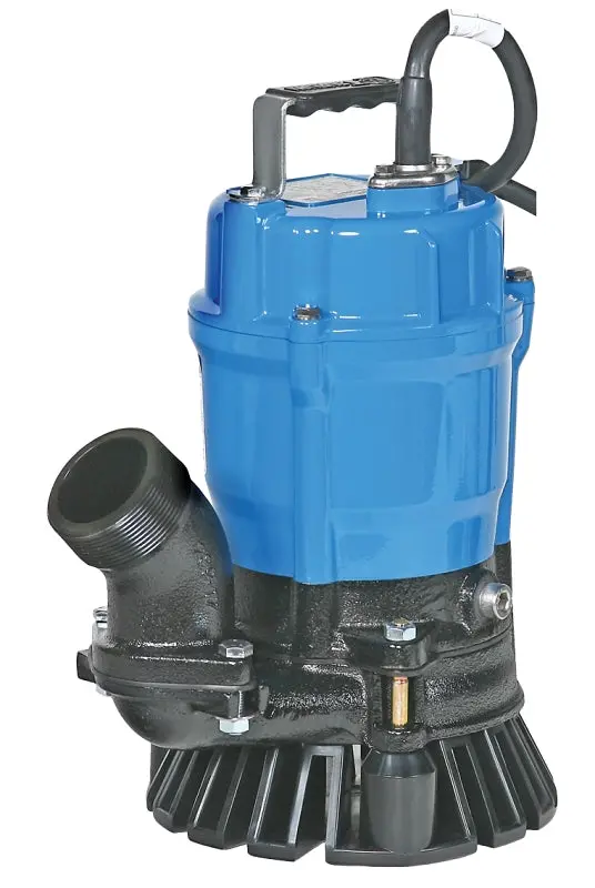 Tsurumi Hs2-4S-62 Portable Trash Pump – 0.5 Hp, 115V Single-Phase, 2" Discharge, Cast Iron Housing 1
