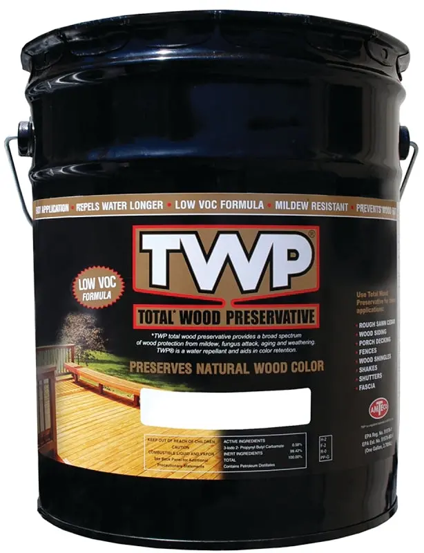 Twp 1500 Series Wood Preservative – Clear Liquid Formula, 5-Gallon Can 1