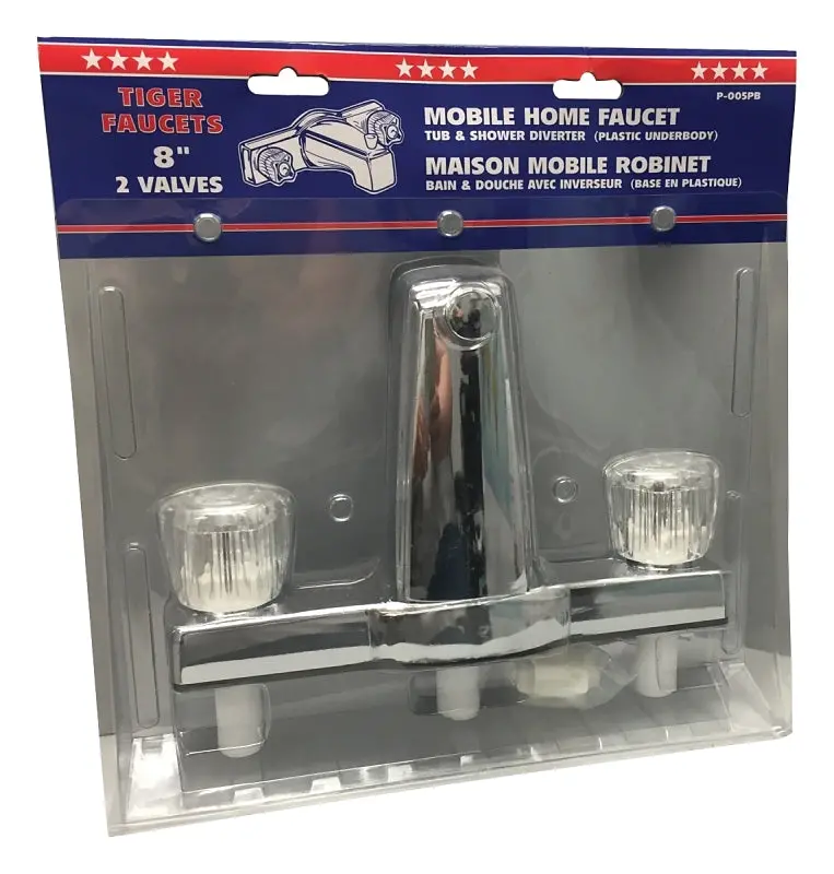 Us Hardware P-005Pb Chrome Tub And Shower Diverter Valve – Two-Handle Compatibility 1