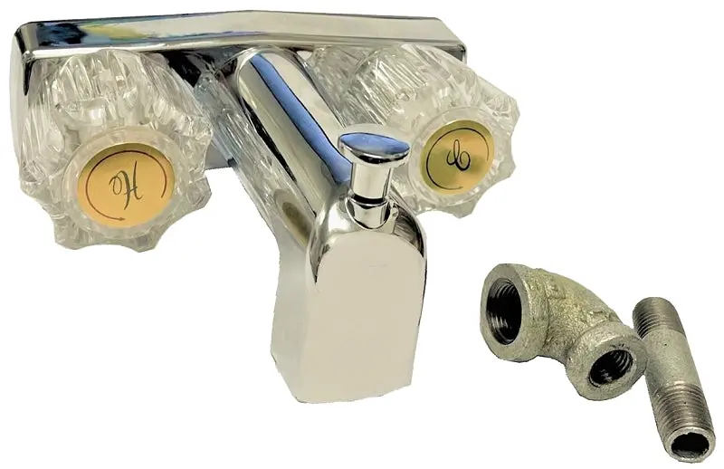 Us Hardware P-009Nb Chrome Faucet Diverter – Brass Construction 1