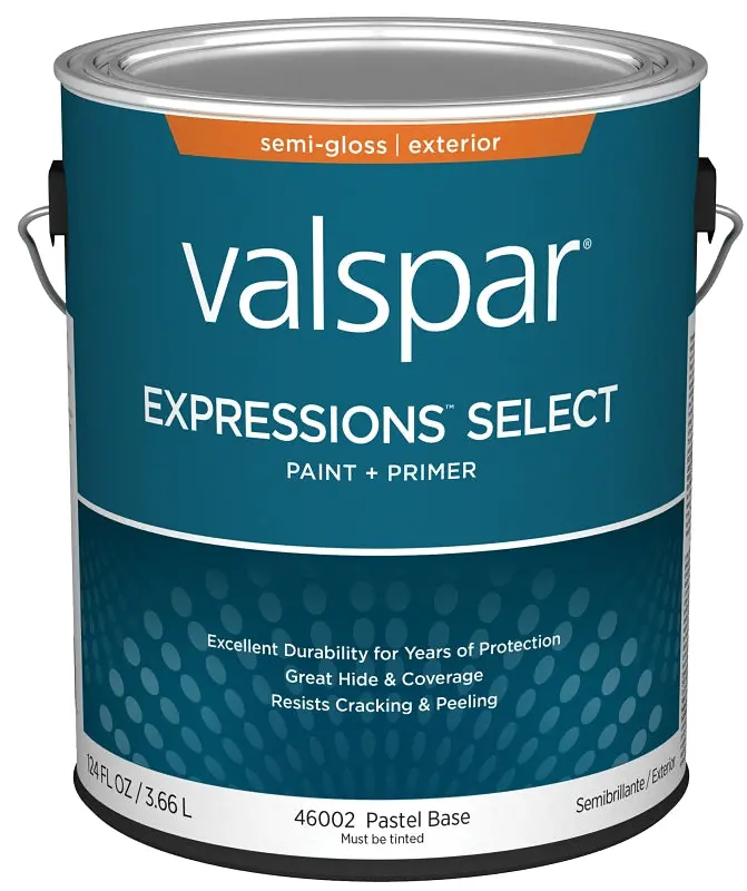 Valspar Expressions Select Semi-Gloss Latex Paint – 1-Gallon Pastel Base, Acrylic Formula 1