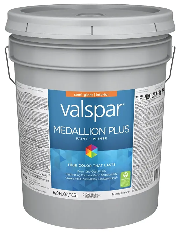 Valspar Medallion Plus 2700 Latex Paint – Semi-Gloss, Acrylic Base, Tintable, 5-Gallon Pail 1