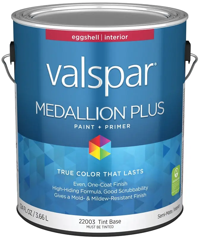Valspar Medallion Plus Eggshell Latex Paint – 1-Gallon Acrylic Tintable Base, Low-Voc Formula 1