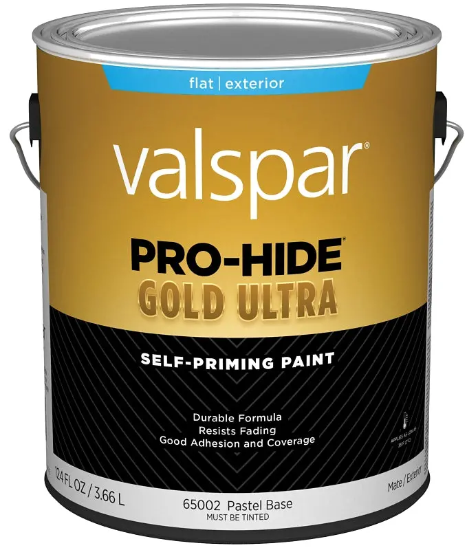 Valspar Pro-Hide Gold Ultra Latex Paint – Pastel Base, Flat Sheen, 1-Gallon Acrylic Formula 1