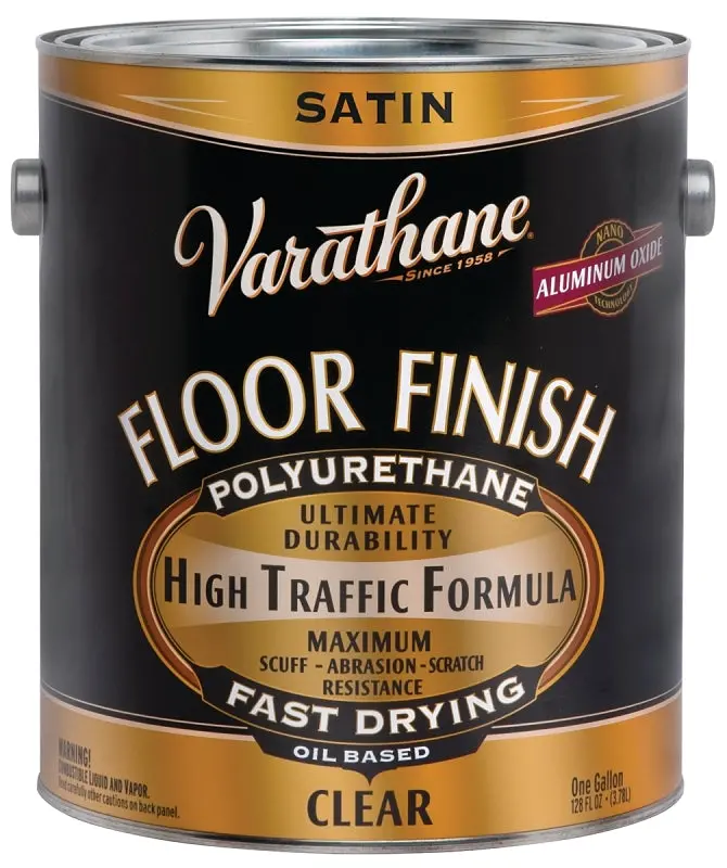 Varathane 130231 Crystal Clear Floor Finish – Water-Based Acrylic Sealer, 1-Gallon Can For Hardwood & Laminate 1