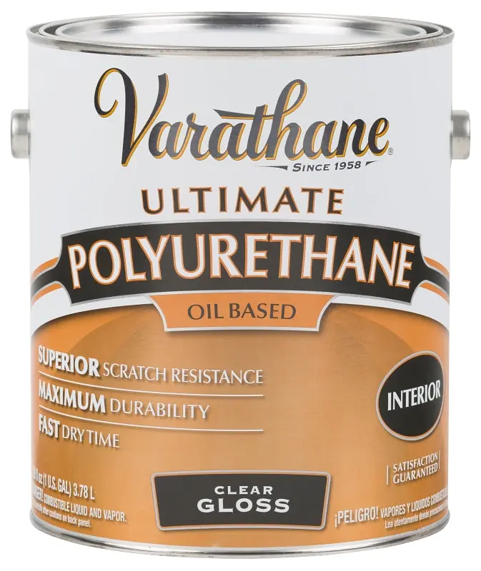Varathane 9031 Gloss Polyurethane – Clear Protective Finish, 1-Gallon Can For Interior Wood Surfaces 1