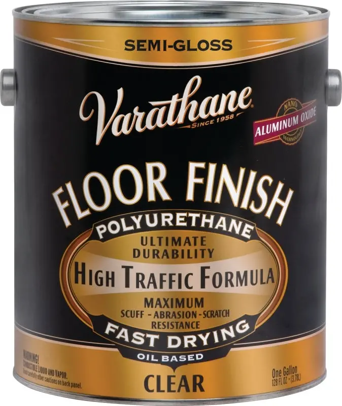 Varathane Premium Semi-Gloss Floor Finish – 1-Gallon Liquid Protective Coating For Hard Surfaces 1