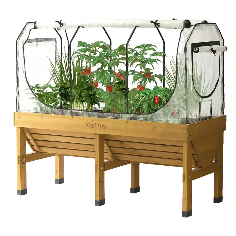 Vegtrug Classic Mgkit1244 Greenhouse Kit – Steel Frame With Clear Polyethylene Multi-Cover System 1