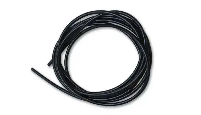 Vibrant Black Silicone Vacuum Hose – 1/4-Inch Id, 25-Foot Length (High-Temp Rated) 1