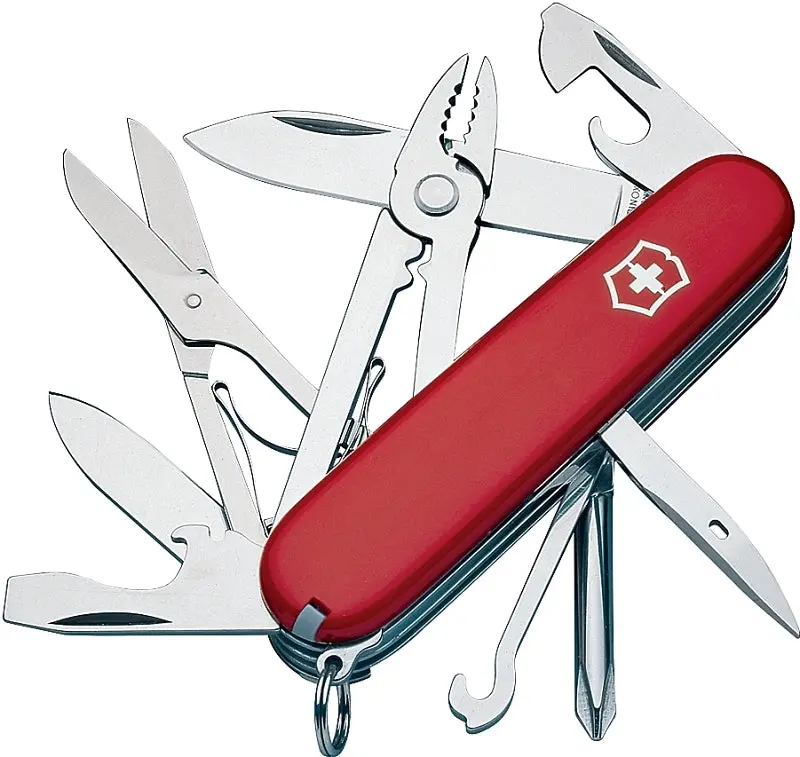 Victorinox Swiss Army 17-Function Pocket Knife – Compact Multi-Tool With Stainless Steel Blades And Tools 1