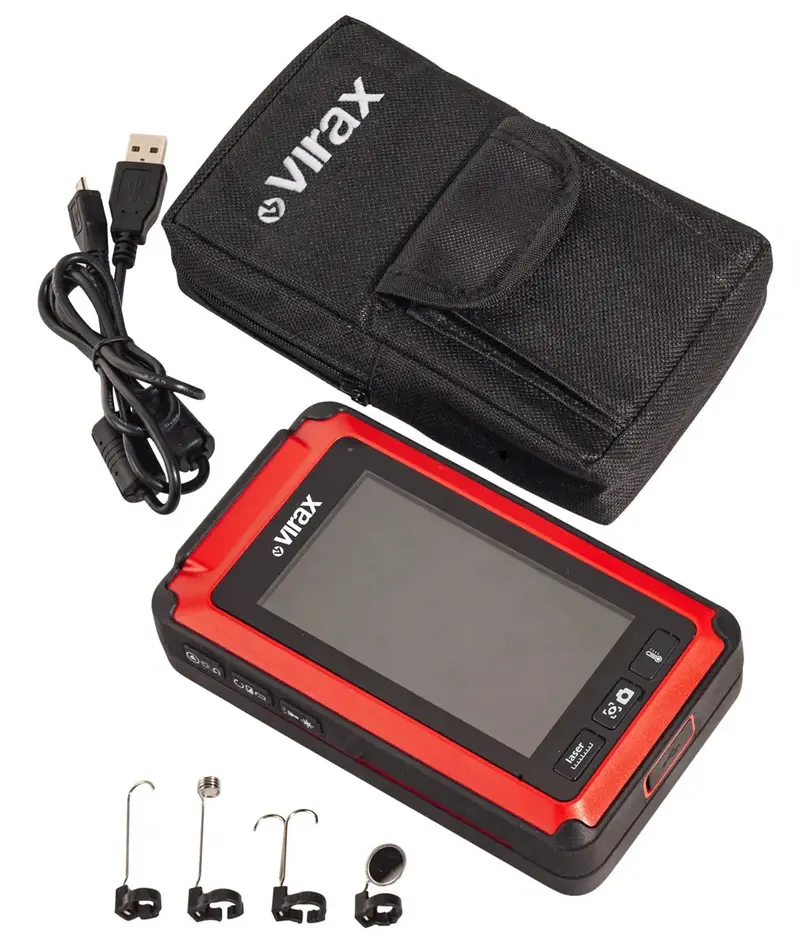 Virax Micro Visioval 5-In-1 Inspection Camera – Flexible Borescope With Multiple Attachments – Clearance 1