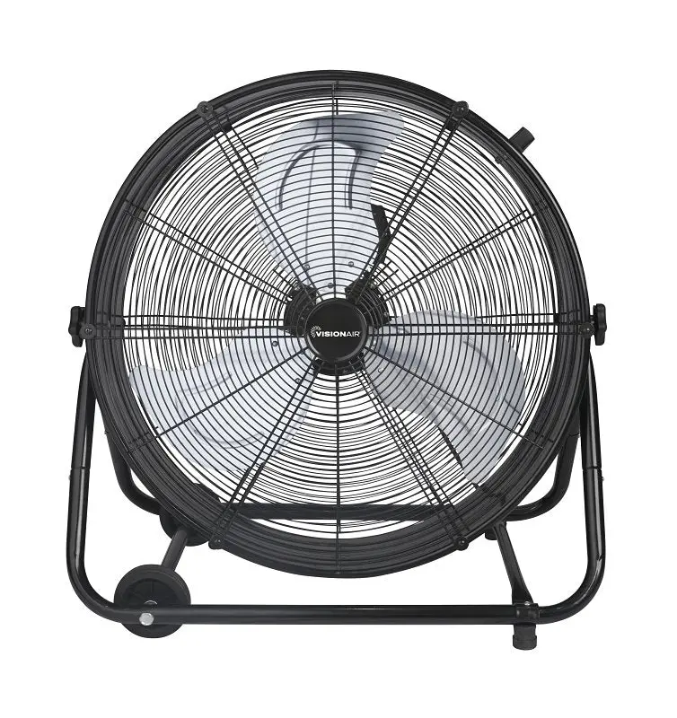 Visionair 2Vafdrum24 High-Velocity Tilting Drum Fan – 24-Inch Blade, 2-Speed, 6937 Cfm, 120V Operation 1