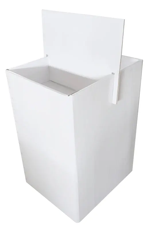 Vulcan Tge-Dump White Paper Display Dump Bin – 24" L × 20" W × 33.5" H 1