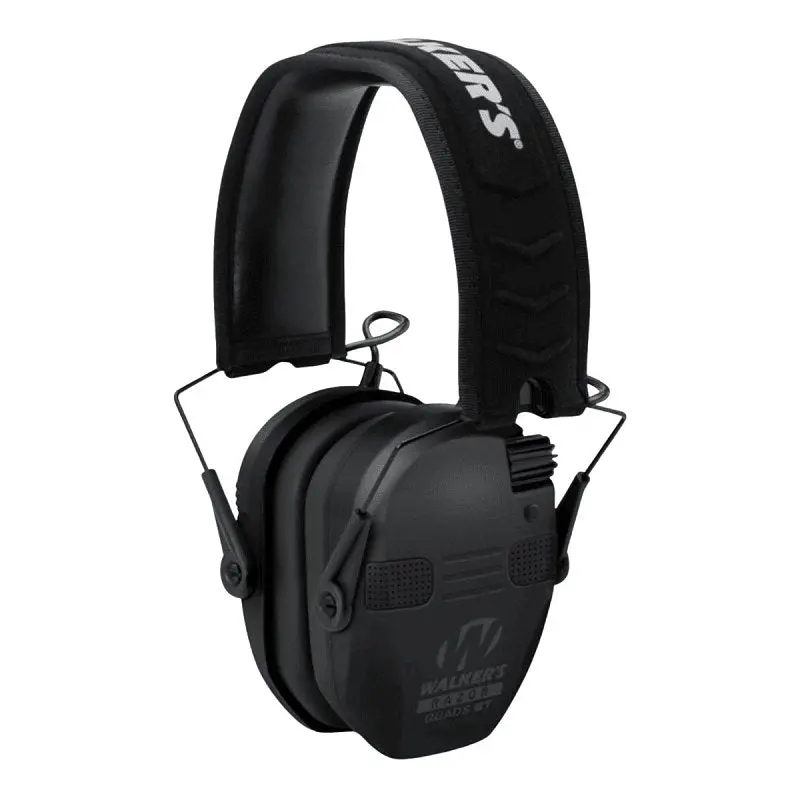 Walker'S Gwp-Rseqm-Bt Electronic Quad Hearing Protection Muffs – 23 Db Nrr, Black 1